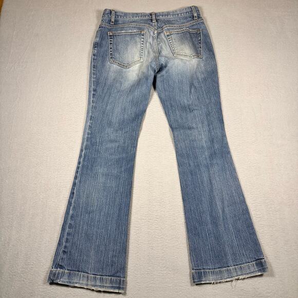 Vintage Gap Women's Y2K Long and Lean Boot Cut Low Mid Rise Faded Jeans- Size 10 - Picture 5 of 8